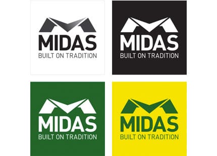 Midas logo variants