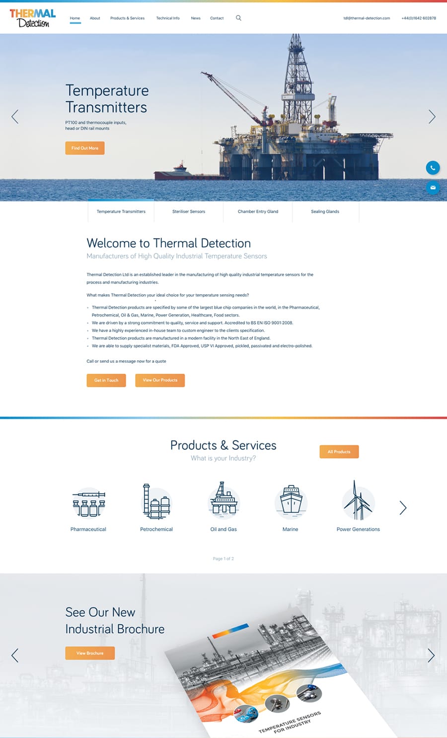 Thermal Detection website