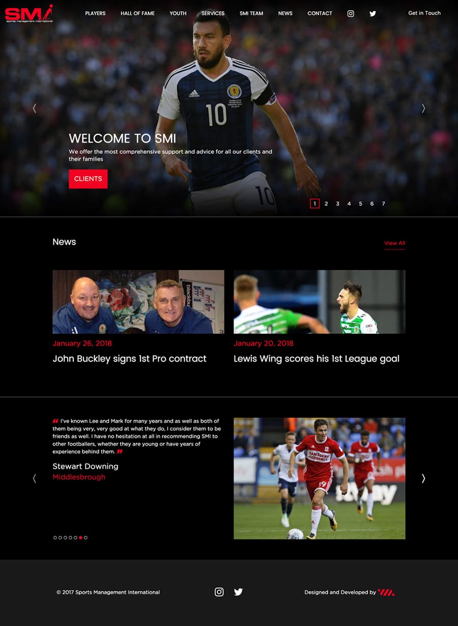 SMI World website